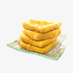 蜂蜜炸鸡块素材