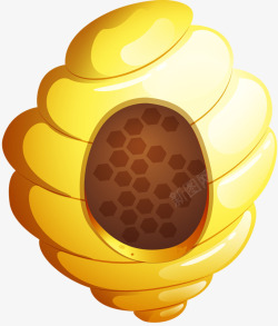 金色蜂蜜素材
