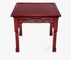 格子桌子红木桌子高清图片