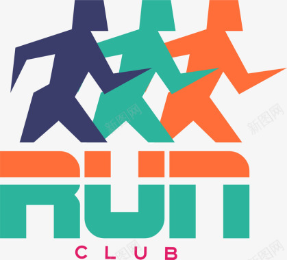 运动项目跑步logo图标图标