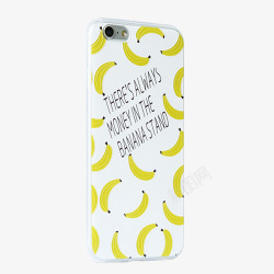 澹佺敾香蕉图案手机壳高清图片