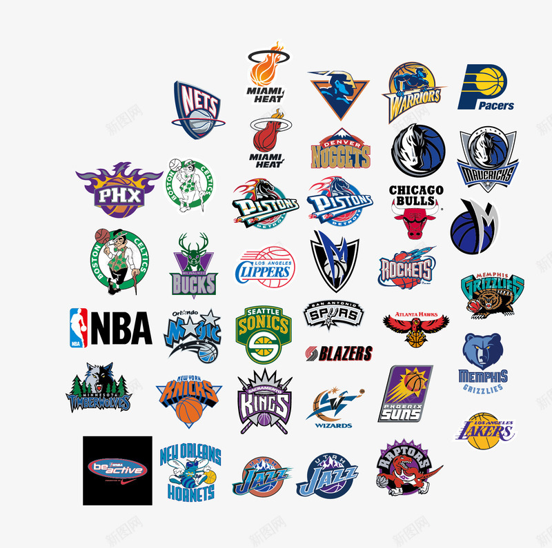 NBAlogo矢量图图标eps_新图网 https://ixintu.com NBAlogo 体育logo 矢量logo 矢量图