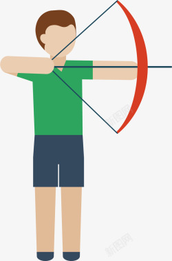 体育运动介绍射箭体育运动介绍矢量图高清图片