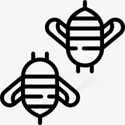 蜂蜜养殖蜜蜂图标高清图片