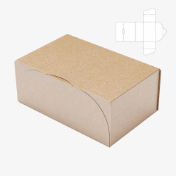 长方形纸盒图案教学素材