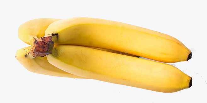 俯拍香蕉png免抠素材_新图网 https://ixintu.com 产品实物 俯拍 水果 香蕉 黄色
