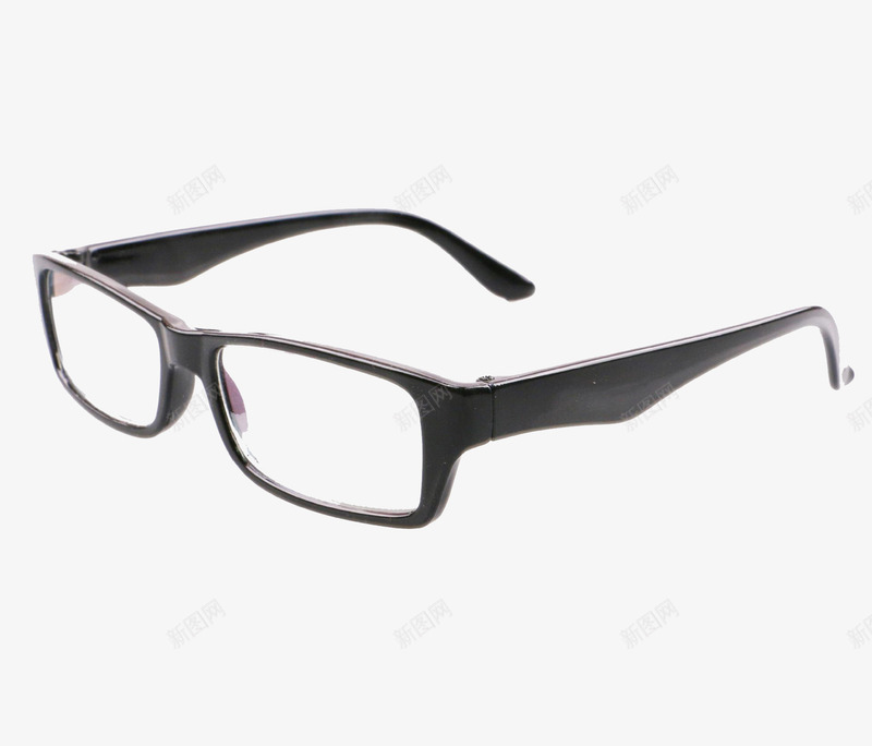 眼镜框架png免抠素材_新图网 https://ixintu.com 中框 呆板 眼镜店 镂空 黑色