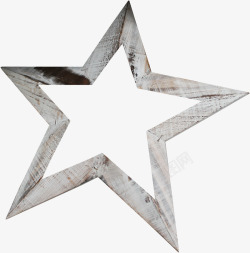 木质五角星木质镂空五角星高清图片
