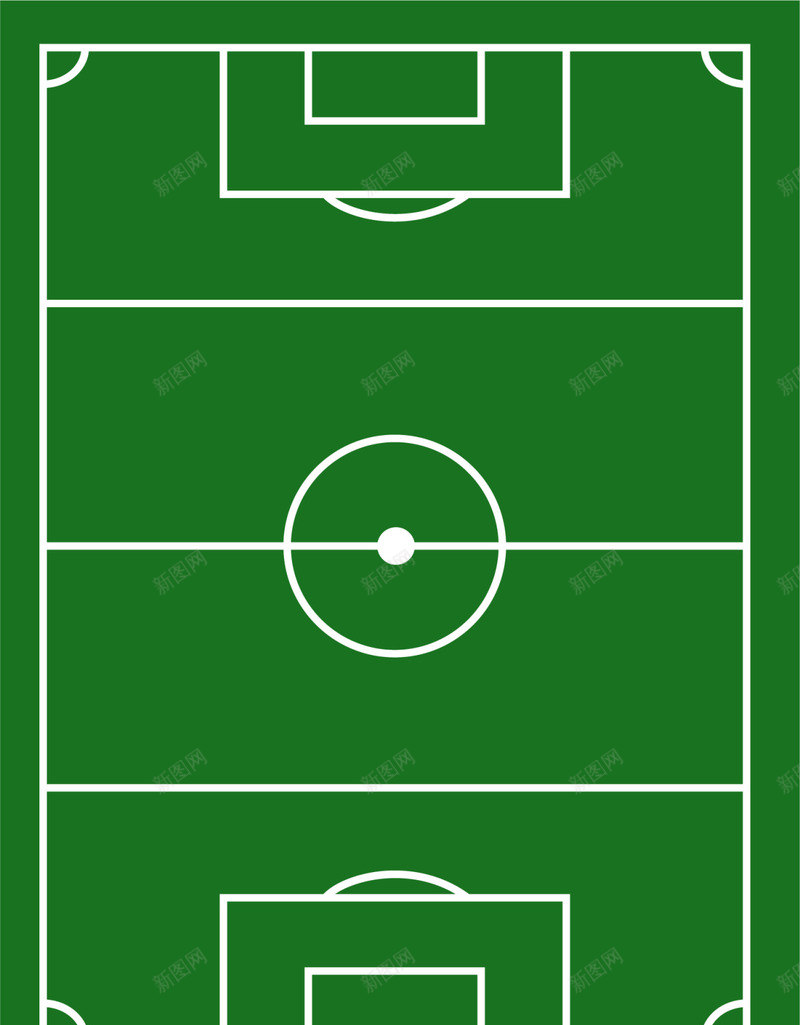 绿色扁平足球赛场png免抠素材_新图网 https://ixintu.com 体育 球类运动 球赛 竞技 足球比赛 足球赛场 锻炼