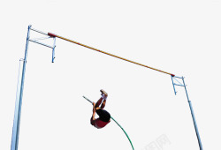 运动过程实景运动员撑杆跳上升过程高清图片