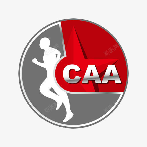 CAA马拉松png免抠素材_新图网 https://ixintu.com 体育 田径 跑步 马拉松 马拉松logo