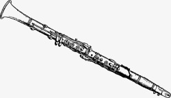 管弦单管卡通笛子素材