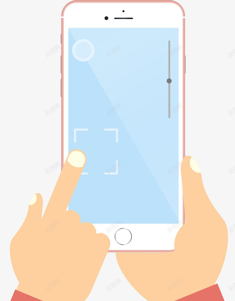 触摸手机的手png免抠素材_新图网 https://ixintu.com 手机 手机图片 数码产品 智能手机 矢量手机 触摸手机