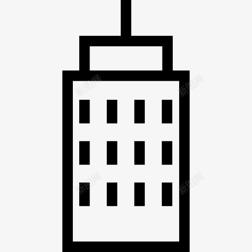 建筑图标png_新图网 https://ixintu.com 城市 市建筑 房地产 摩天大楼 楼盘