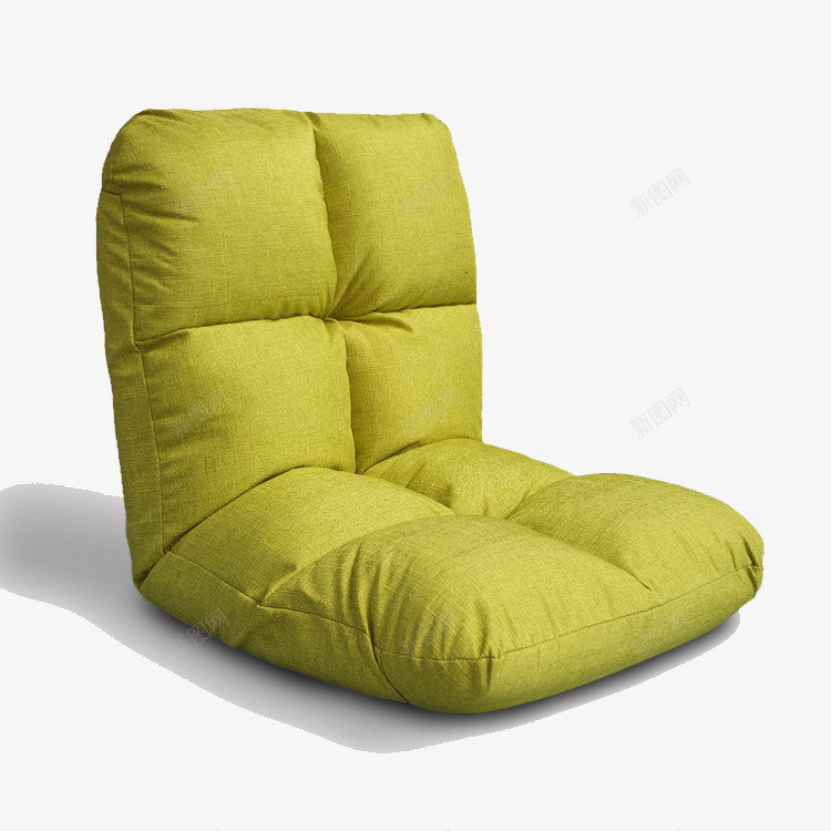 一个可折叠沙发png免抠素材_新图网 https://ixintu.com png素材 产品实物 懒人沙发 绿色 靠椅