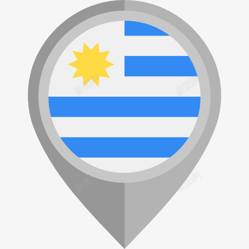 乌拉圭图标png_新图网 https://ixintu.com 乌拉圭 占位符 国家 旗 旗帜 民族