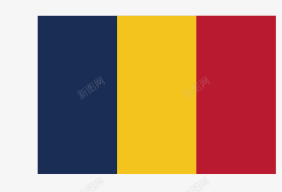 罗马尼亚国旗矢量图图标图标