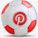 足球社交媒体网页图标足球图标