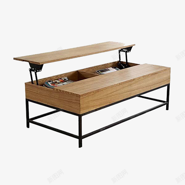 收纳桌子木质家具png免抠素材_新图网 https://ixintu.com 多用 家具 收纳 桌子