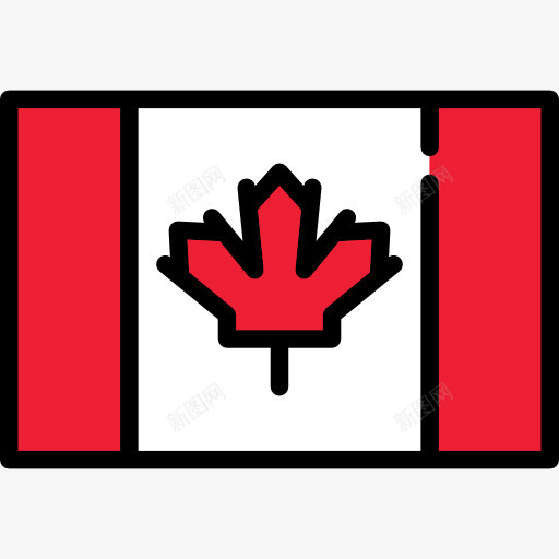 加拿大图标png_新图网 https://ixintu.com 加拿大 国家 旗 旗帜 民族
