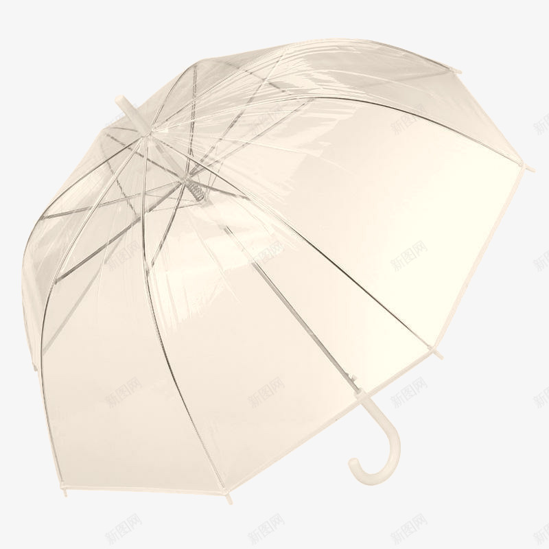 一把透明伞片png免抠素材_新图网 https://ixintu.com 伞 素材 透明伞 雨伞 雨具