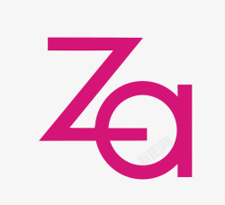 ZAZA美妆个护品牌LOGO矢量图图标高清图片