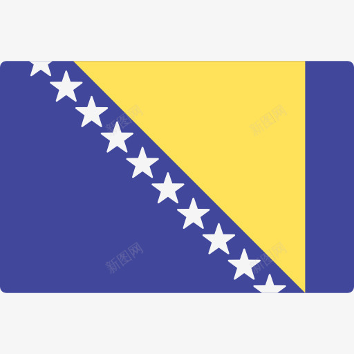 Bosnia和波黑图标png_新图网 https://ixintu.com bosnia和黑山 世界 国家 旗帜 民族