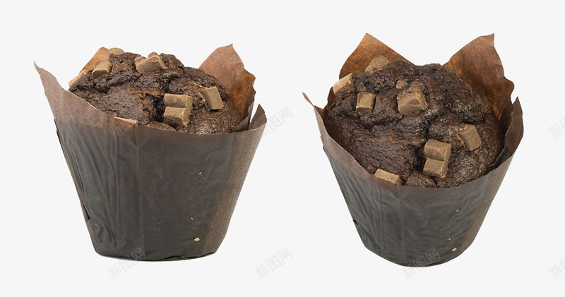 巧克力松饼png免抠素材_新图网 https://ixintu.com 实物 巧克力 巧克力松饼 甜点 纸杯蛋糕