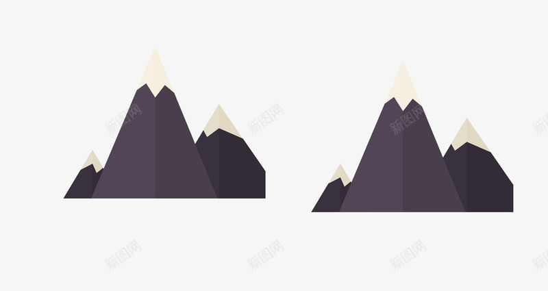 黑色卡通远山群山png免抠素材_新图网 https://ixintu.com 卡通 矢量群山 群山 远山 黑色群山