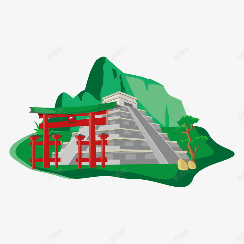 巴黎建筑旅游景点矢量图ai免抠素材_新图网 https://ixintu.com 国外 巴黎 建筑 旅游 旅游景点 景点 矢量图