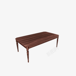 长形桌棕色桌子高清图片