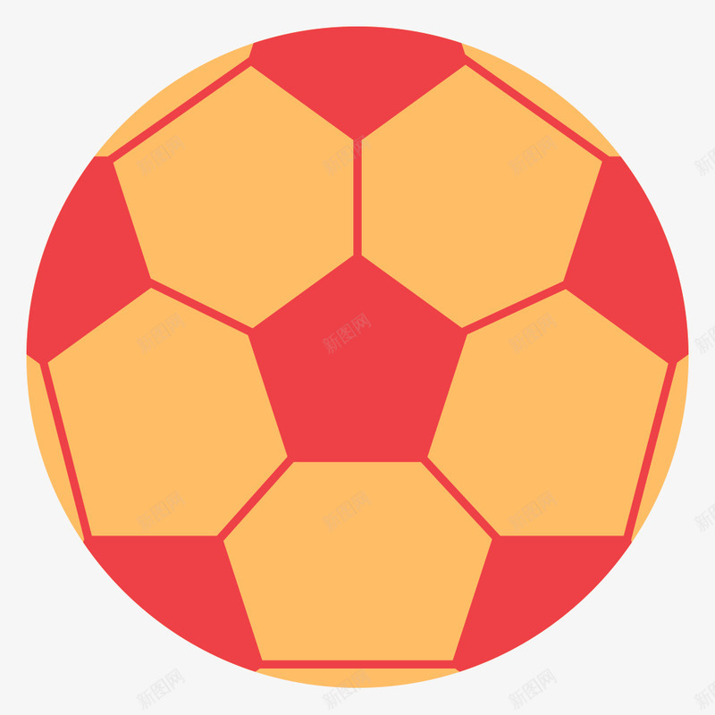 彩色的足球png免抠素材_新图网 https://ixintu.com PNG素材 彩色 足球 运动