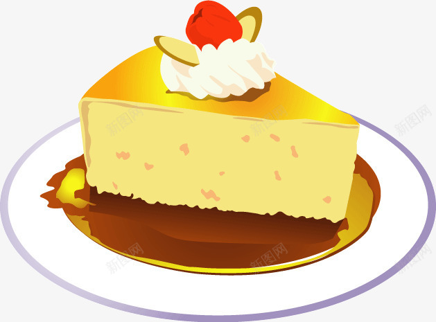 卡通可爱蛋糕png免抠素材_新图网 https://ixintu.com 卡通 可爱 奶酪 甜点 甜蜜 蛋糕