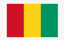 几内亚国旗矢量图素材