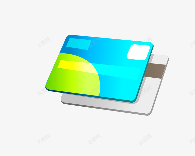 2张银行卡png免抠素材_新图网 https://ixintu.com 信用卡 卡通 商业 金融 银行卡