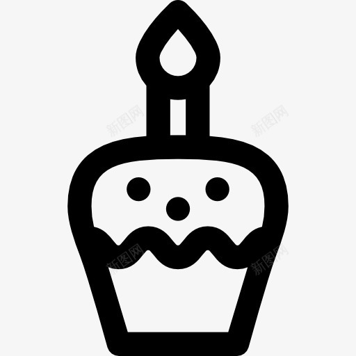 复活节蛋糕图标png_新图网 https://ixintu.com baker 巧克力 甜点 蜡烛 面包 食品 香