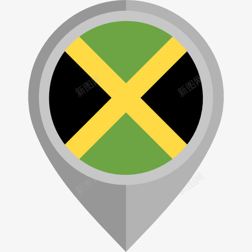牙买加图标png_新图网 https://ixintu.com 占位符 国家 旗 旗帜 民族 牙买加
