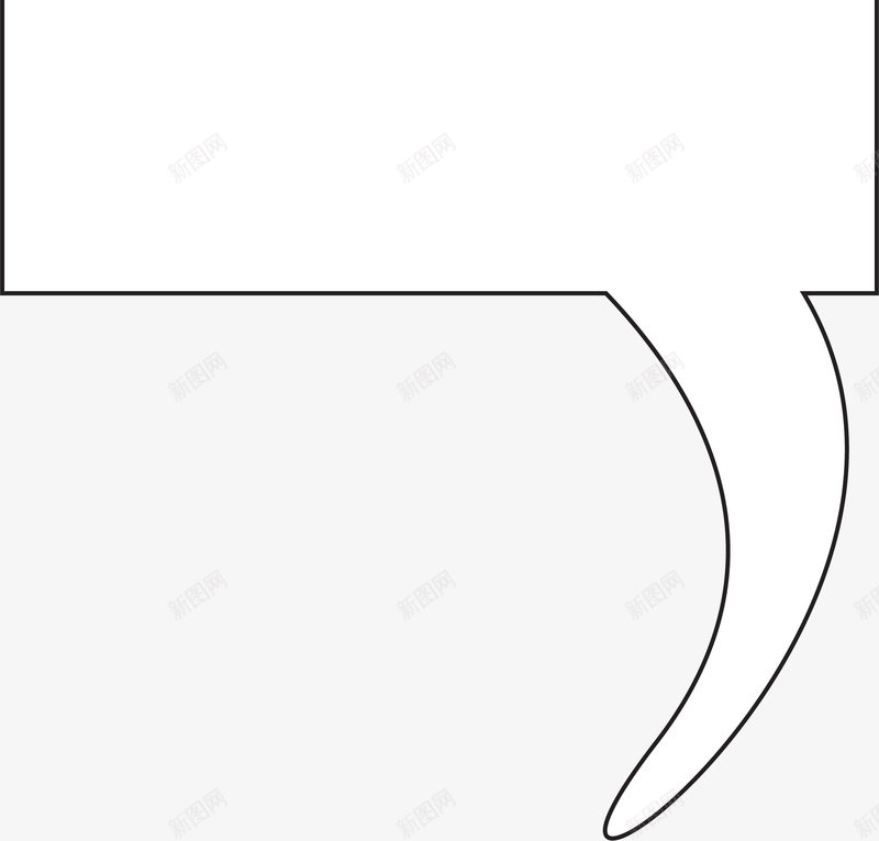 白色竖长方形对话框png免抠素材_新图网 https://ixintu.com 对话框 白色 竖长方形
