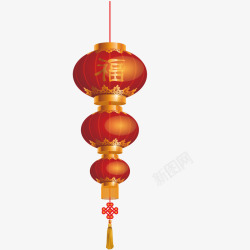 三层灯笼矢量图素材