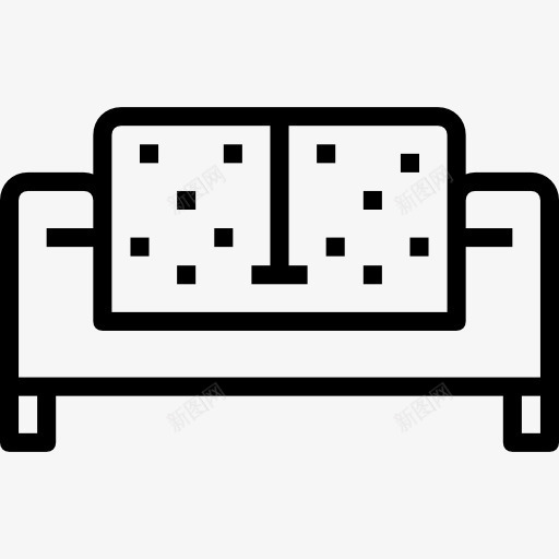 沙发图标png_新图网 https://ixintu.com 客厅家具 扶手椅 沙发 舒适