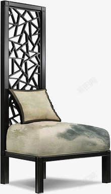 白色简约中国风沙发装饰素材