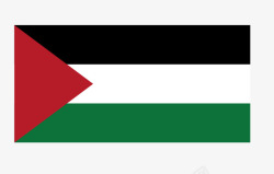 勒斯巴勒斯坦国旗矢量图高清图片