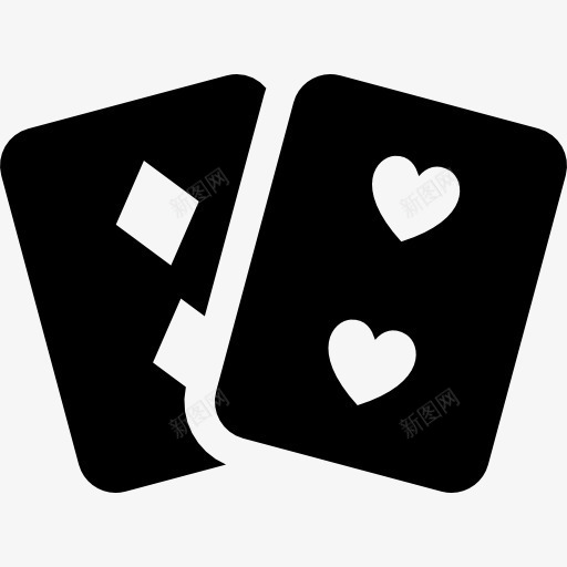 双卡图标png_新图网 https://ixintu.com 扑克 赌博 赌场 赌注的赌徒