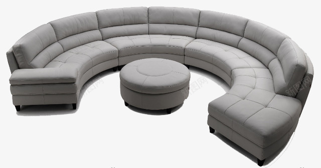弧形灰色简约沙发png免抠素材_新图网 https://ixintu.com 弧形沙发 沙发 简约沙发