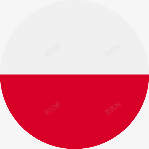 波兰共和国图标png_新图网 https://ixintu.com 世界 国家 旗帜 民族 波兰共和国