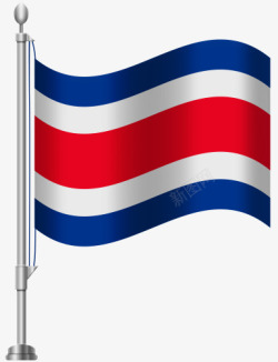 哥斯达黎加哥斯达黎加国旗高清图片