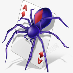 扑克蜘蛛图标图标