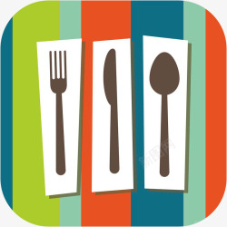 素食菜谱大全图标logo手机西餐菜谱大全美食佳饮app图标高清图片