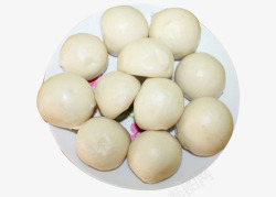 奶黄包素材