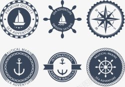海军标志PNG深蓝色海军徽章高清图片